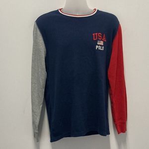 Vintage Polo By Ralph Lauren Long Sleeve USA Shirt Size L
